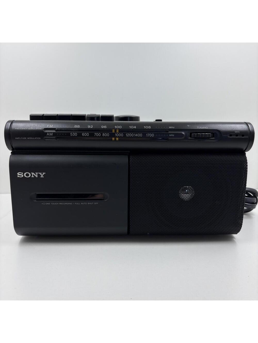 Sony CFM-20 Radio Cassette Player Boombox FM AM Working Retro Vintage Tape Deck